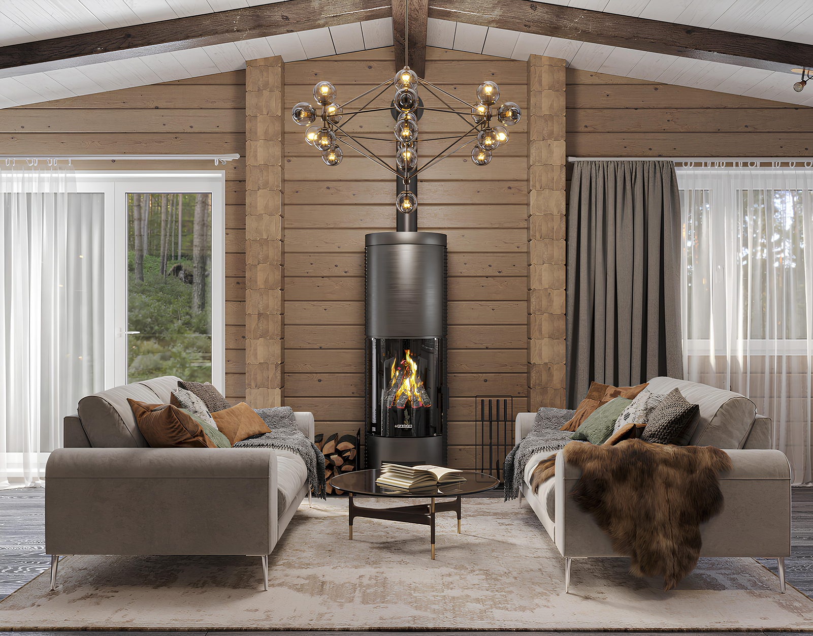 Дом из профилированного бруса VZ-329